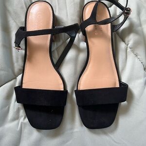 Black Strappy Sandals